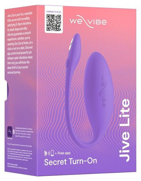 Смарт-виброяйцо We-Vibe Jive Lite Purple, небольшой размер SX2149 фото