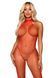 Эротический сетчатый бодистокинг Leg Avenue Racer neck bodystocking Red SO9158 фото 1