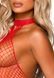 Эротический сетчатый бодистокинг Leg Avenue Racer neck bodystocking Red SO9158 фото 3
