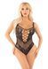 Боди Leg Avenue Rhinestone Net and Lace Bodysuit One Size, Black SX1753 фото 2