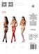Эротические колготки-бодистокинг с тонкими подвязками Passion S028 One Size, red, открытый доступ SO8955 фото 5