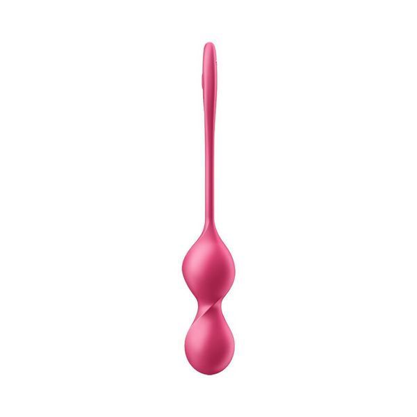Вагинальные смарт-шарики с вибрацией Satisfyer Love Birds 2 Connect App Red, 86 г, пульт ДУ SX0571 фото
