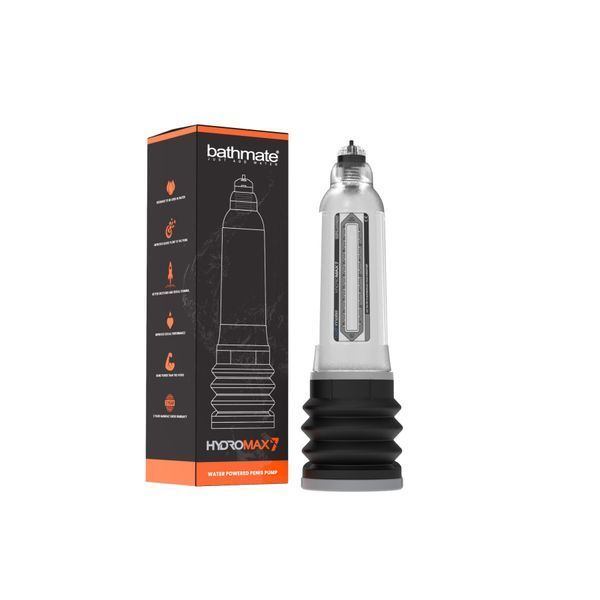 Гидропомпа Bathmate Hydromax 7 Clear, для члена длиной от 12,5 до 18см, диаметр до 5см HM-30-CC фото