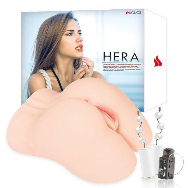 Мастурбатор Kokos Hera Hip Real 2WayPlus з функцією масажу та вібрацією SO2482 фото