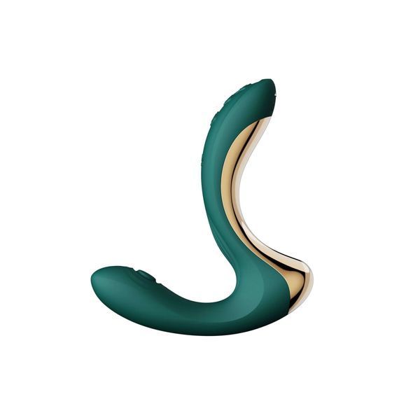 Вибратор-пульсатор с вакуумной насадкой Zalo &ndash; Talis G-Spot PulseWave Vibrator Turquoise Green SX0711 фото