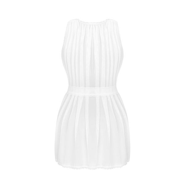 Напівпрозорий пеньюар Obsessive Heavenlly peignoir XL/2XL SO8180 фото
