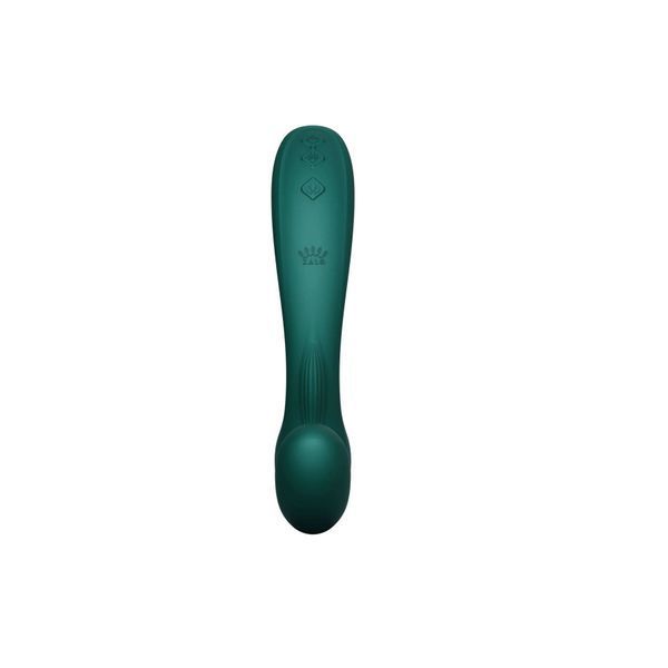 Вибратор-пульсатор с вакуумной насадкой Zalo &ndash; Talis G-Spot PulseWave Vibrator Turquoise Green SX0711 фото