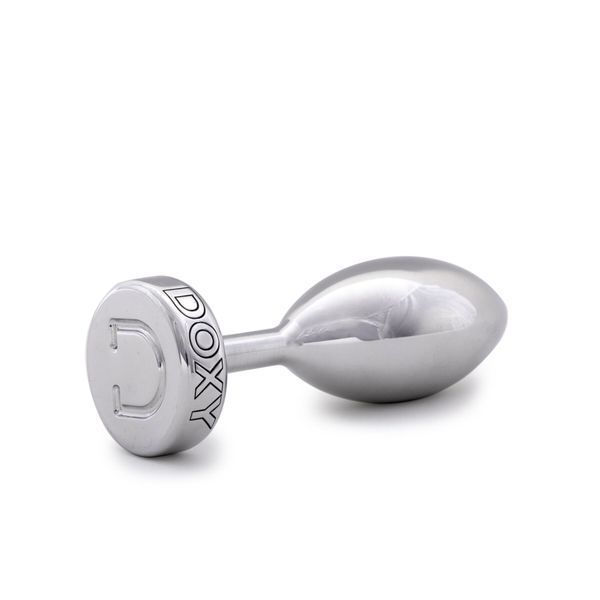 Металлическая анальная пробка DOXY Butt Plug SMOOTH, гладкая, диаметр 3,3 см SO8030 фото