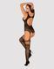 Бодистокинг Obsessive Bodystocking F236 S/Ml/L, глубокое декольте, имитация шнуровки SO7232 фото 4