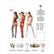 Бодістокінг Passion BS050 white, комбінезон, імітація панчіх і пояса PBS050W фото 5