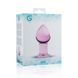 Розовая анальная пробка из стекла Gildo Pink Glass Buttplug No. 27 SO4421 фото 4