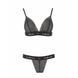 Комплект белья Passion Exclusive GLAMISS SET S/M, black PS27102 фото 3