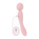 Вибромассажер Good Vibes Only - SIMI Double-Sided Wand Vibrator Soft Silicone - Pink SX3076 фото 7
