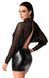 Сукня Noir Handmade F348 Powerwetlook and tulle dress - 3XL SX2094 фото 3