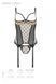 Корсет Passion MARINA CORSET, S/M, beige, с открытыми чашками SO9727 фото 5