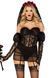 Эротический костюм черной невесты Leg Avenue Heartbreak Bride M, боди, рукава, вуаль, чокер SO9209 фото 1