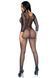 Бодістокінг Leg Avenue V Front Bodystocking One size Black, дрібна сітка, доступ SO8613 фото 2