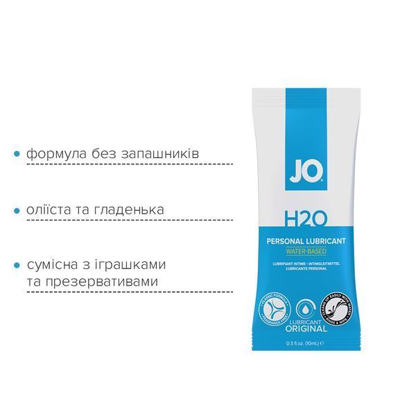 Набор лубрикантов Foil Display Box &ndash; JO H2O Lubricant &ndash; Original &ndash; 12 x 10ml SO6160 фото