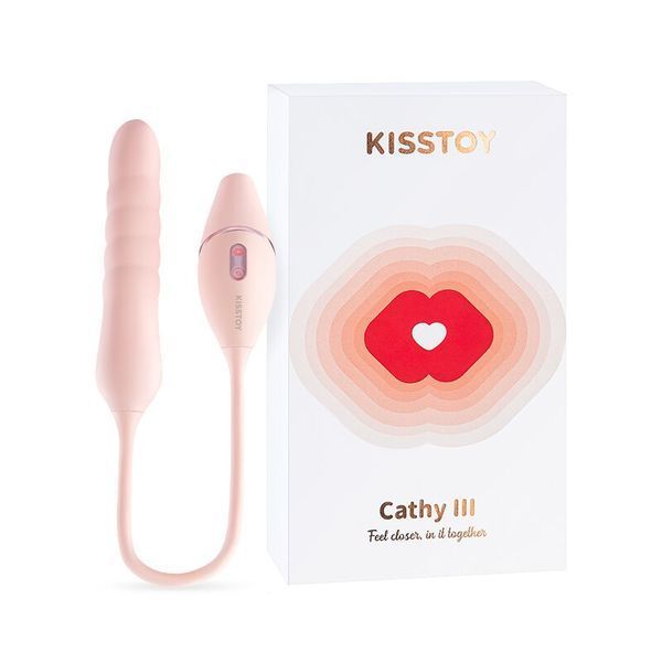 Пульсатор с вакуумным стимулятором KISSTOY Cathy III Pink, 5 режимов вакуума, 10 режимов пульсации SX2327 фото