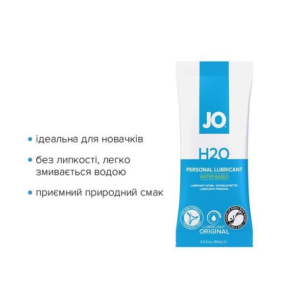 Набор лубрикантов Foil Display Box &ndash; JO H2O Lubricant &ndash; Original &ndash; 12 x 10ml SO6160 фото