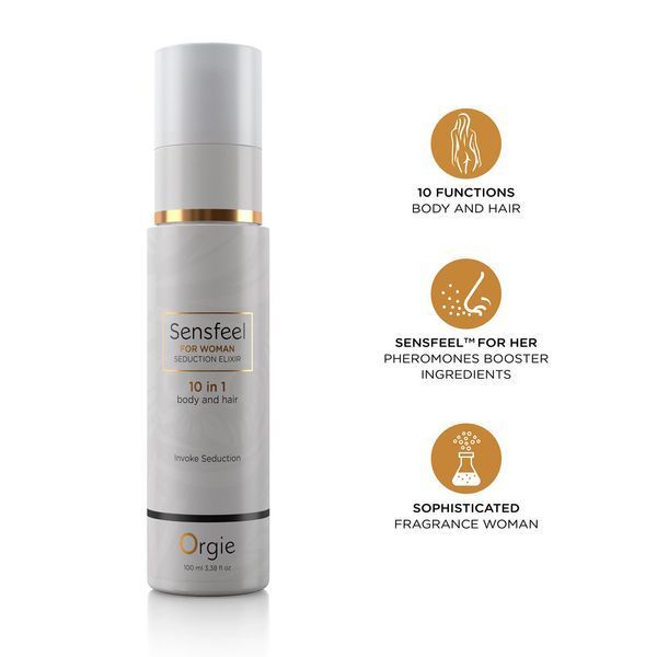 Лосьон с феромонами для тела и волос Orgie &ndash; Sensfeel Seduction Elixir 10 in 1 for Woman (100 мл) SX1542 фото