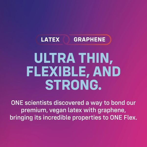 Презервативы ONE Flex Graphene, 3 шт, супертонкие, очень прочные, картонная упаковка SX0783 фото
