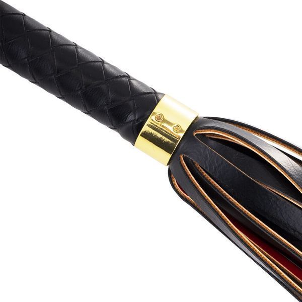 Флоггер LOCKINK SEVANDA Red &&nbsp;Black&nbsp;Braided&nbsp;Tail&nbsp;Flogger SX0876 фото