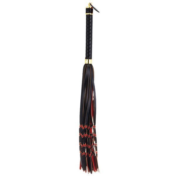 Флоггер LOCKINK SEVANDA Red &&nbsp;Black&nbsp;Braided&nbsp;Tail&nbsp;Flogger SX0876 фото