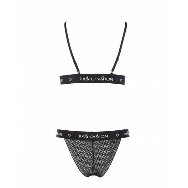 Комплект белья Passion Exclusive GLAMISS SET XXL/XXXL, black PS27103 фото