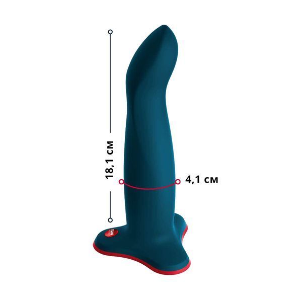 Фаллоимитатор Fun Factory LIMBA FLEX L, цвет морской волны, гибкий, с эффектом памяти, подходит для точки G SX0996 фото
