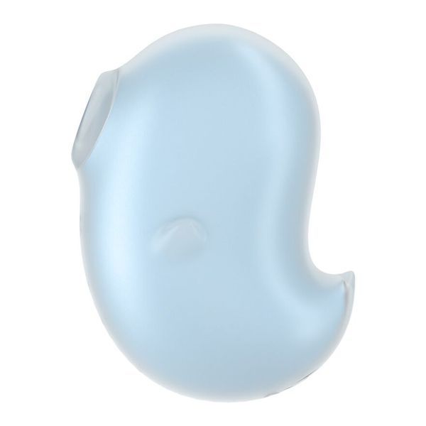 Вакуумный клиторальный стимулятор с вибрацией Satisfyer Cutie Ghost Blue SX0572 фото