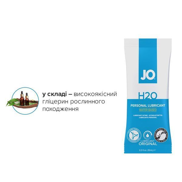 Набор лубрикантов Foil Display Box &ndash; JO H2O Lubricant &ndash; Original &ndash; 12 x 10ml SO6160 фото
