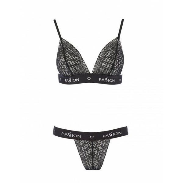 Комплект белья Passion Exclusive GLAMISS SET XXL/XXXL, black PS27103 фото