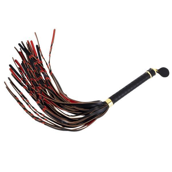 Флоггер LOCKINK SEVANDA Red &&nbsp;Black&nbsp;Braided&nbsp;Tail&nbsp;Flogger SX0876 фото