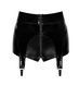Шортики Noir Handmade F325 Glam, XXL, black, винил, высокая талия, крепления для чулок, с доступом SX0385 фото 6