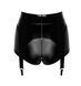 Шортики Noir Handmade F325 Glam, XXL, black, винил, высокая талия, крепления для чулок, с доступом SX0385 фото 7
