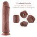Силіконовий фалоімітатор для секс-машин Hismith 11&Prime; Silicone Dildo, система KlicLok SO6208 фото 2