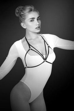 Портупея на грудь Bijoux Pour Toi - MORGANE, эластичный полиэстер SO2230 фото