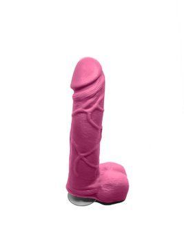 Крафтовое мыло-член с присоской Чистий Кайф Pink size M, натуральное SO2633 фото