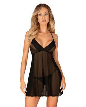Пеньюар и трусики Obsessive Latinesa babydoll & thong XS/S SO9777 фото