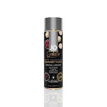 Смазка на водной основе JO GELATO White Chocolate Raspberry (120 мл) без сахара и парабенов SO3506 фото