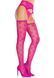 Колготки-чулки Leg Avenue Heart Garterbelt Stockings One Size Magenta SX2758 фото 2