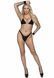 Бодістокінг у велику сітку Leg Avenue Long Sleeved Bodystocking One size Black, довгий рукав SO8614 фото 3