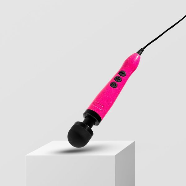 Вибромассажер DOXY Die Cast 3 Hot Pink, очень мощный, питание 220В, металлический корпус SX2459 фото