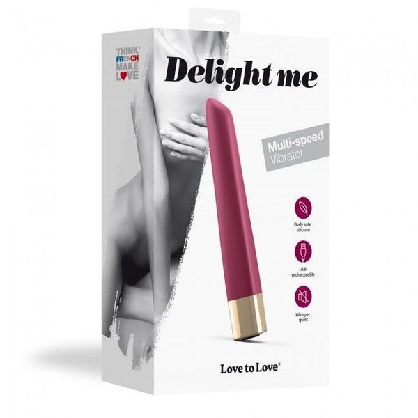 Потужний мінівібратор Love To Love Delight Me Prune з м'яким кінчиком, 16 режимів роботи SO3083 фото