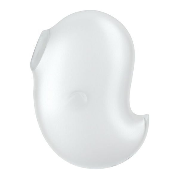 Вакуумный клиторальный стимулятор с вибрацией Satisfyer Cutie Ghost White SX0573 фото