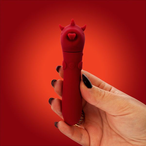 Вібратор-єдиноріжка Unihorn USB Bullet - Blaze Diablo, віброкуля, USB-зарядка SX2859 фото