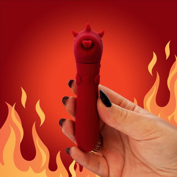 Вібратор-єдиноріжка Unihorn USB Bullet - Blaze Diablo, віброкуля, USB-зарядка SX2859 фото