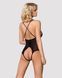 Сетчатое боди с открытыми ягодицами Obsessive 841-TED-1 teddy S/M, черный SO7184 фото 2