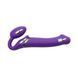 Безремінний страпон з вібрацією Strap-On-Me Vibrating Violet M, діаметр 3,8 см, пульт ДК, регульований SO3825 фото 4